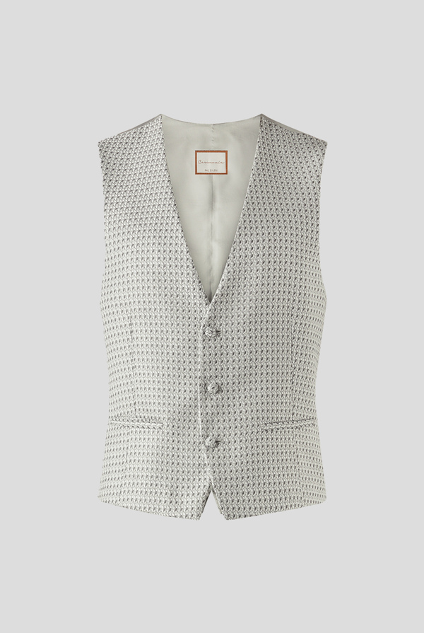 Vest with Prince of Wales motif from the line Cerimonia - Pal Zileri shop online