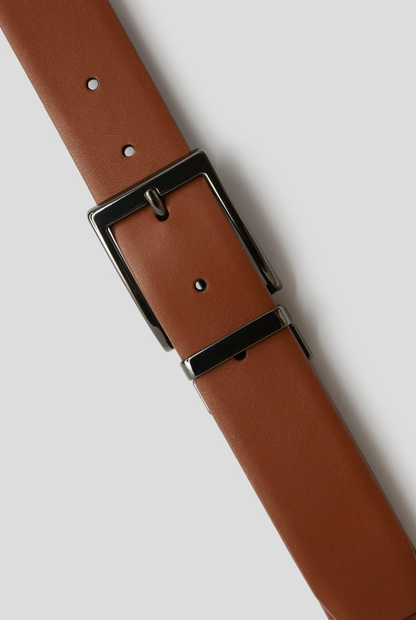 Double-face leather belt - Pal Zileri shop online
