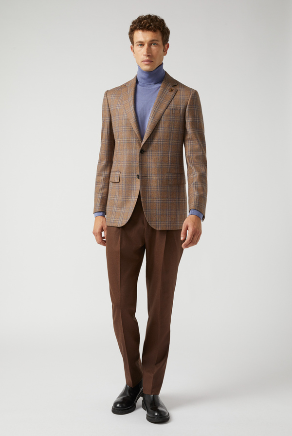 Pleated trousers in stretch wool - Pal Zileri shop online