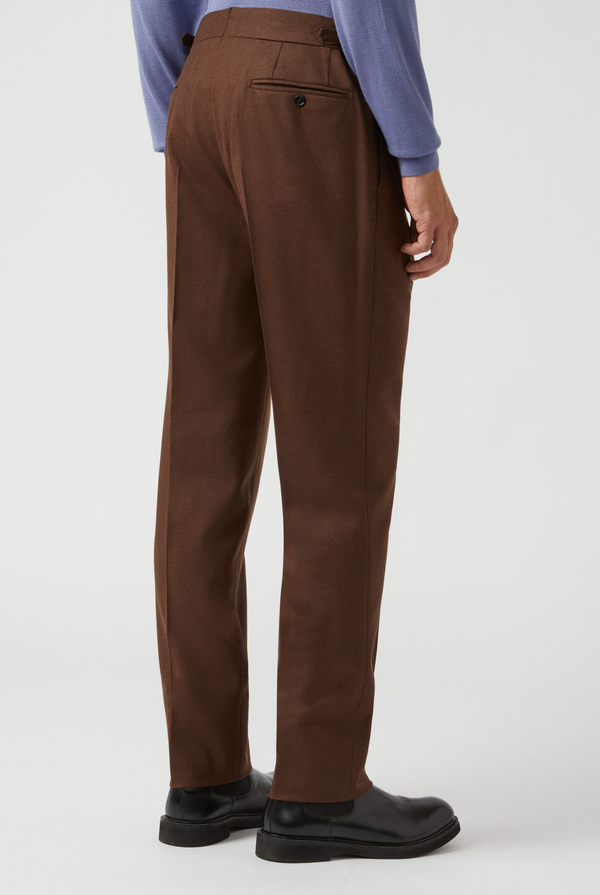 Pantaloni con pince in lana stretch - Pal Zileri shop online