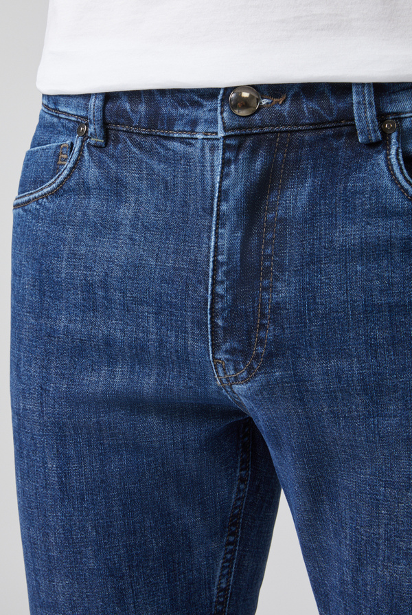 5-pocket denim stone washed slim fit - Pal Zileri shop online