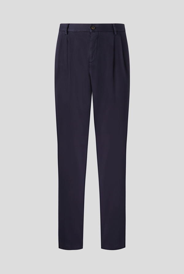 Double-pleated chino trousers slim fit - Pal Zileri shop online