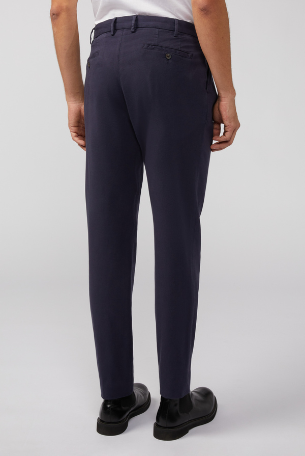 Double-pleated chino trousers slim fit - Pal Zileri shop online