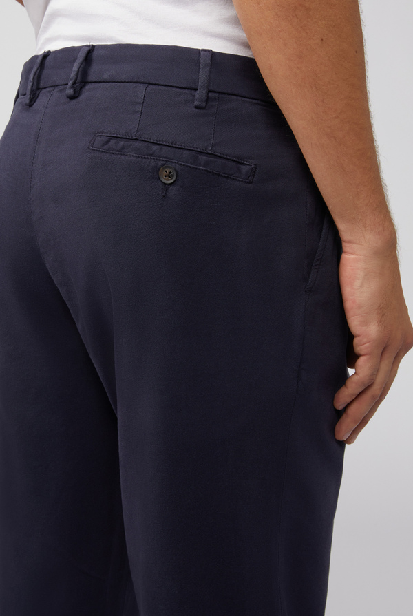 Double-pleated chino trousers slim fit - Pal Zileri shop online