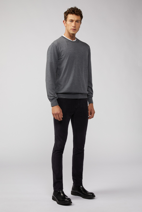 Corduroy 5-pocket trousers slim fit - Pal Zileri shop online