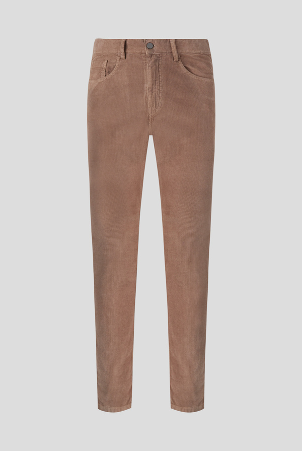 Corduroy 5-pocket trousers slim fit - Pal Zileri shop online