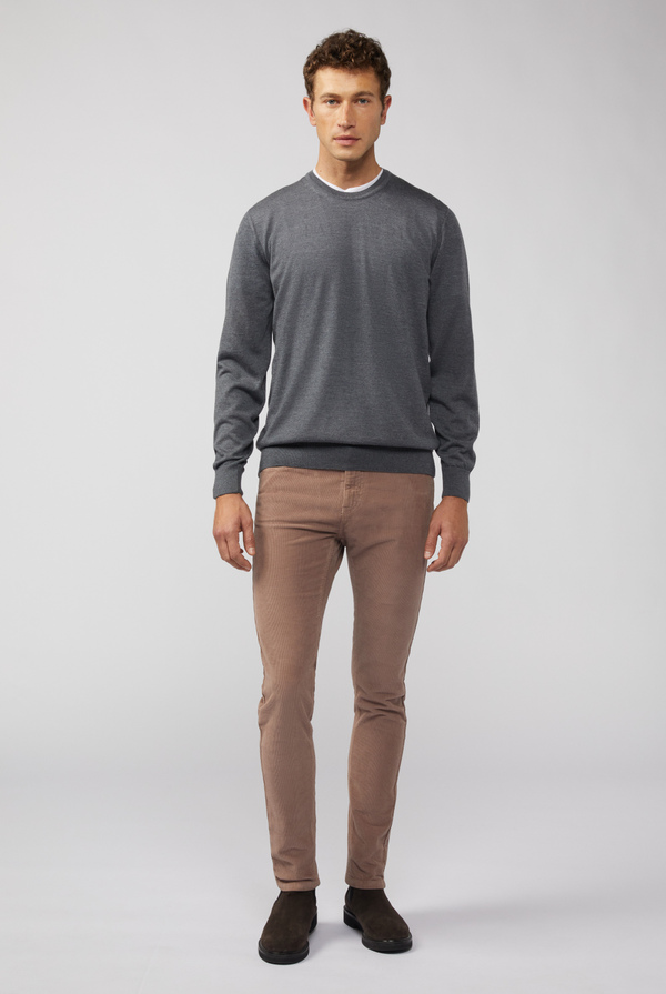 Corduroy 5-pocket trousers slim fit - Pal Zileri shop online