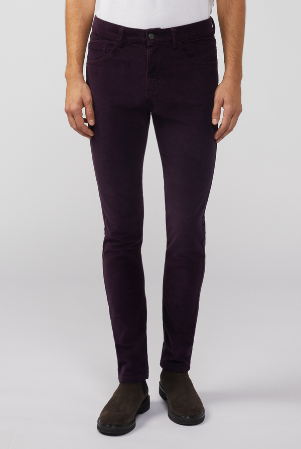 Pantaloni 5 tasche slim fit in corduroy - Pal Zileri shop online