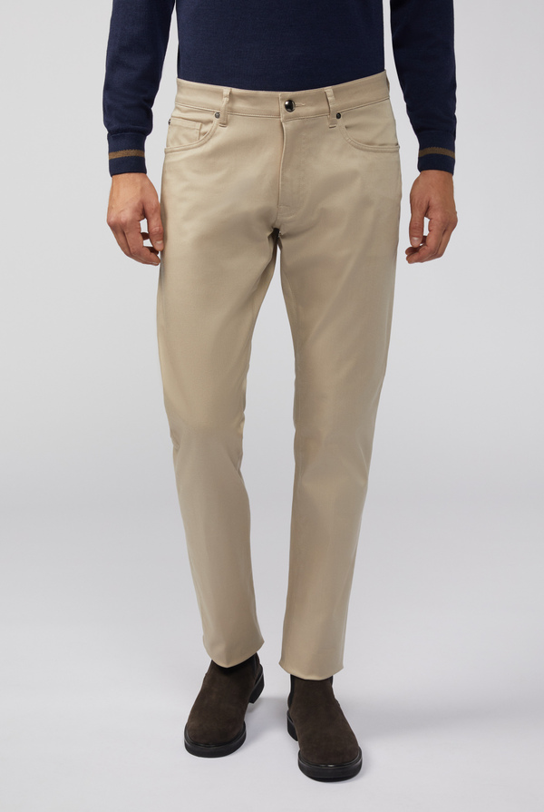 5-pocket trousers in cotton and lyocell - Pal Zileri shop online