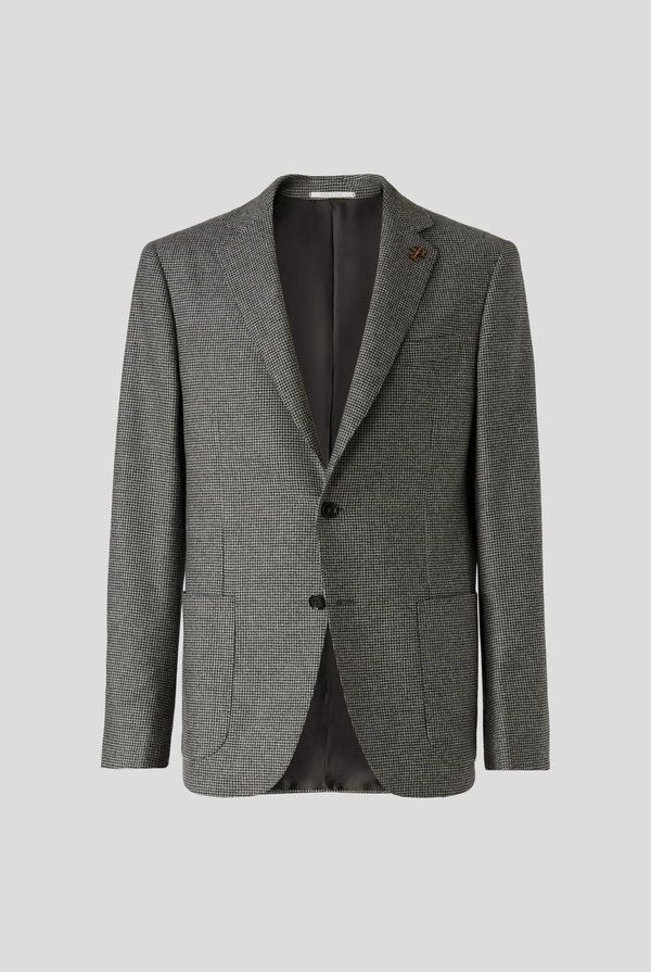 Vicenza blazer in wool, cashmere and elastane with Pied de Poule motif - Pal Zileri shop online