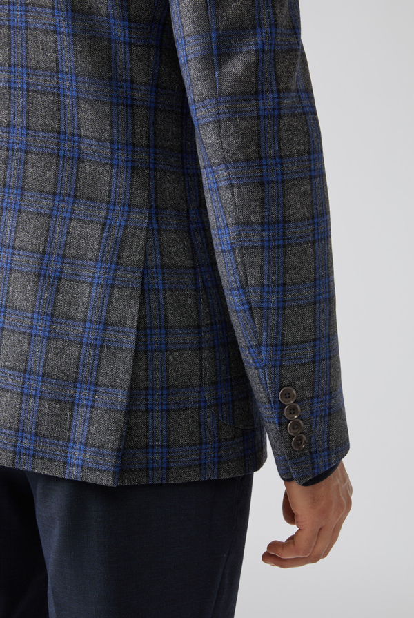 Key blazer in pure wool with Prince of Wales motif - Pal Zileri shop online