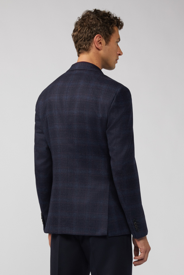 Tailored blazer in pure wool with Prince of Wales motif - Pal Zileri shop online