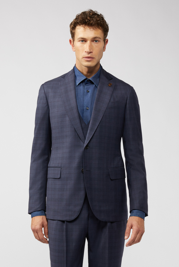 3-piece Tailored suit in 150's wool with Prince of Wales motif - Pal Zileri shop online