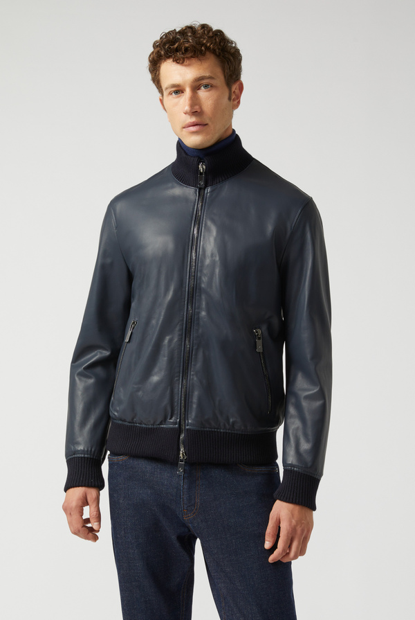 Varsity Jacket in nappa - Pal Zileri shop online