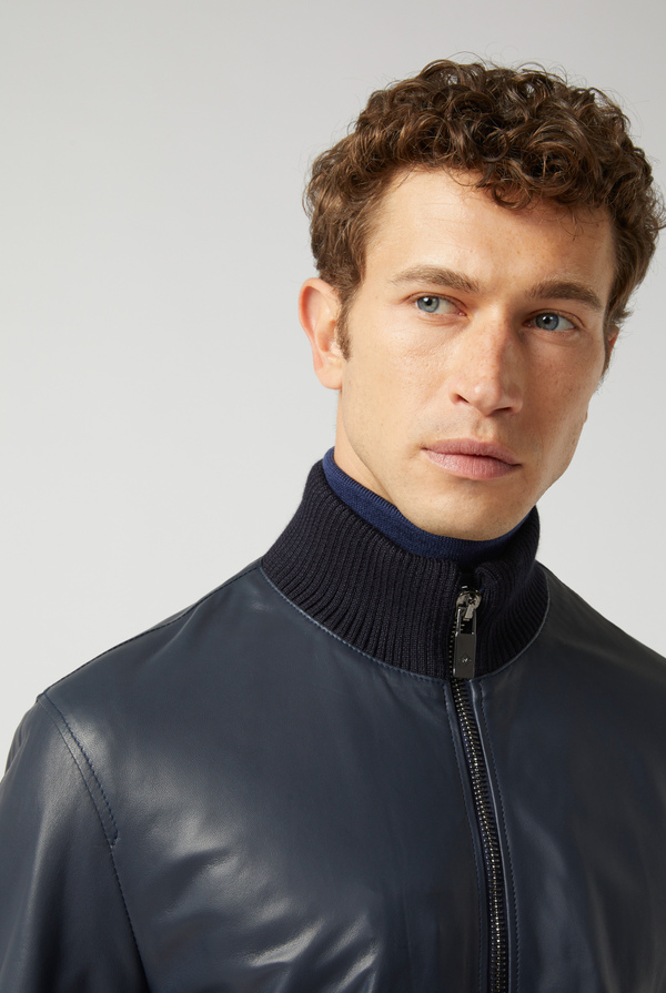Varsity Jacket in nappa leather - Pal Zileri shop online