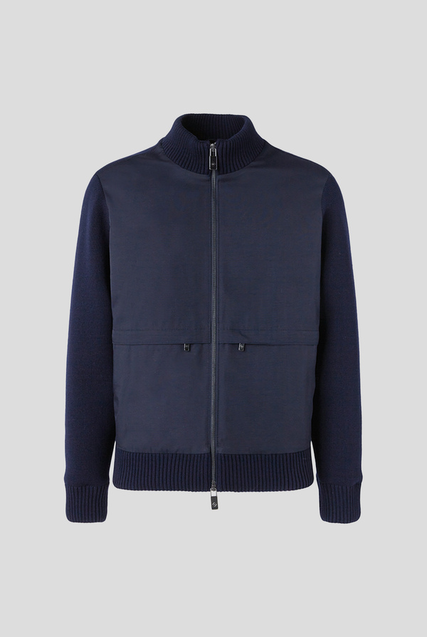 Oyster Bomber in technical fabric and wool - Pal Zileri shop online