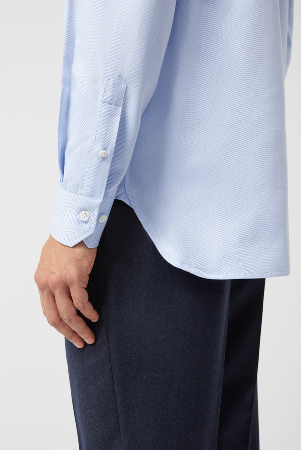 Wrinkle-free harringbone shirt - Pal Zileri shop online