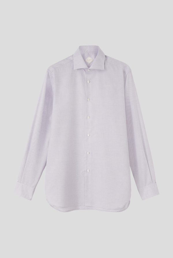 Wrinkle-free shirt with micro-pattern - Pal Zileri shop online
