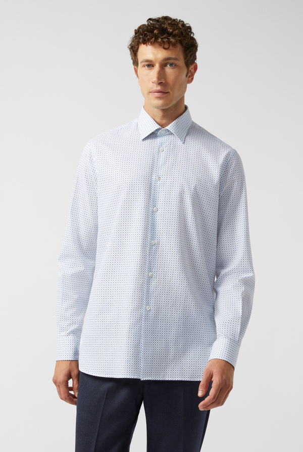 Shirt in jacquard cotton - Pal Zileri shop online