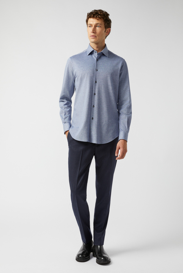Jersey piquet shirt - Pal Zileri shop online