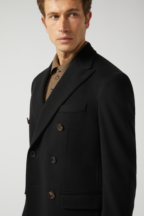 Double breasted coat in wool and cashmere - Pal Zileri shop online