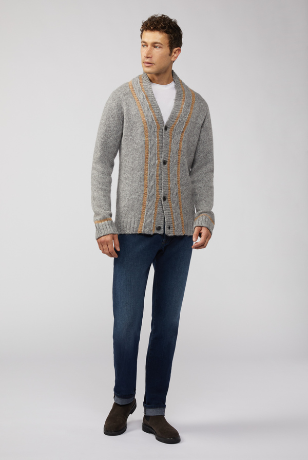 Cardigan in mixed wool and alpaca - Pal Zileri shop online
