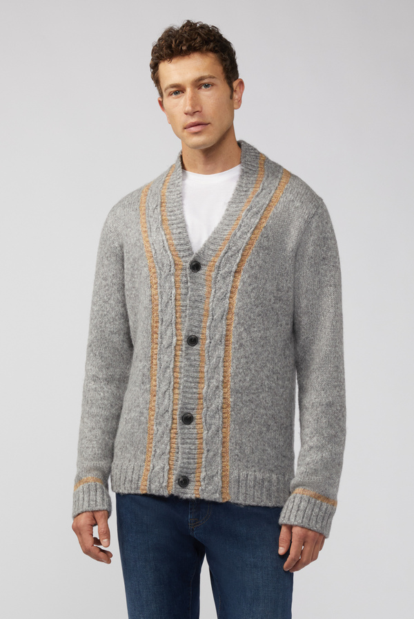 Cardigan in mixed wool and alpaca - Pal Zileri shop online