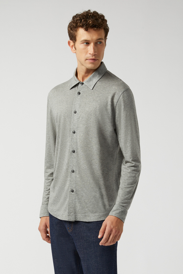 Camicia in jersey di tencel e lana - Pal Zileri shop online