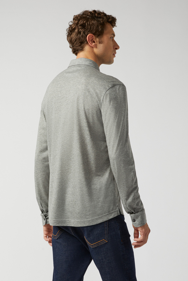 Jersey shirt in tencel and wool - Pal Zileri shop online