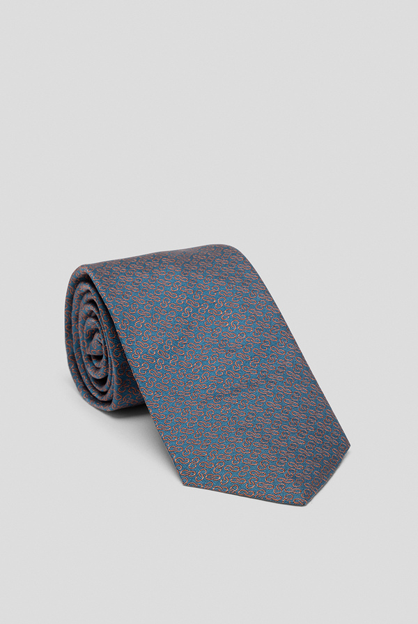 Pure silk jacquard tie - Pal Zileri shop online