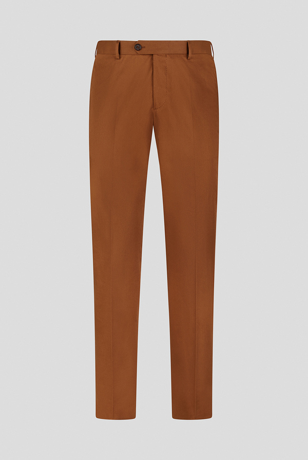 Pantaloni con pince frontale singola in cotone stretch - Pal Zileri shop online