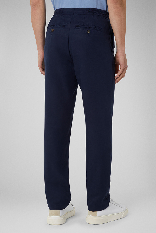 Pantaloni in lyocell con stringa regolabile in vita - Pal Zileri shop online