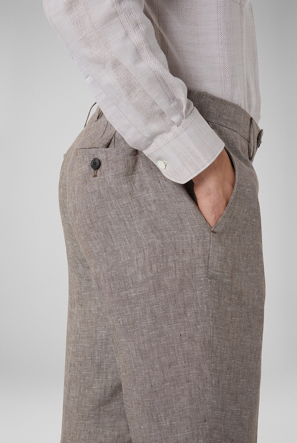 Chino trousers an ultra-light linen - Pal Zileri shop online