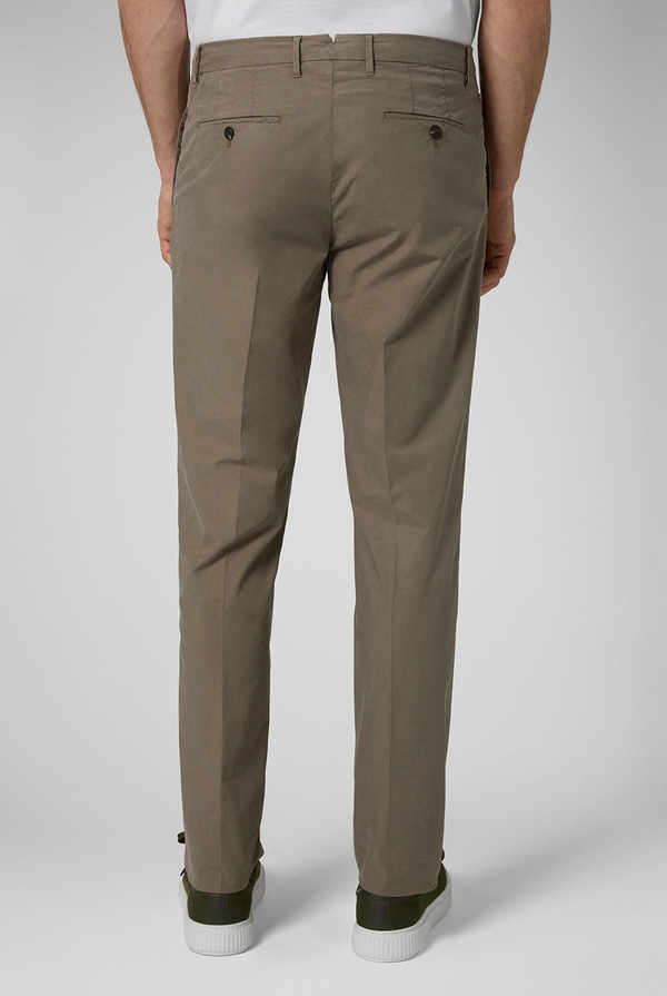 Chino trousers with a slim fit in a soft lyocell and cotton - Pal Zileri shop online