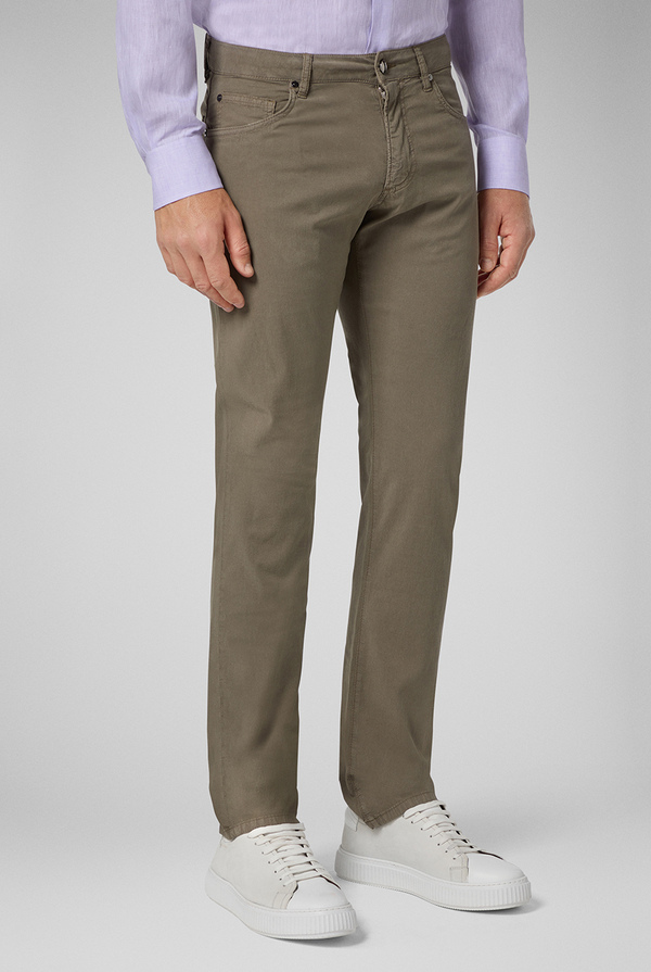 Pantaloni 5 tasche in lyocell e cotone - Pal Zileri shop online