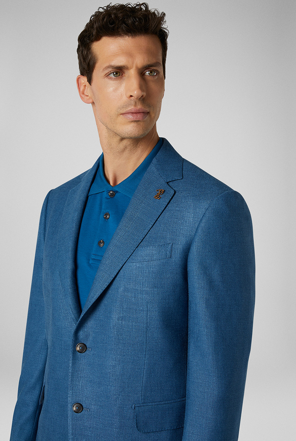 Fully lined and fully canvassed blazer from the Vicenza line in wool and silk - Pal Zileri shop online