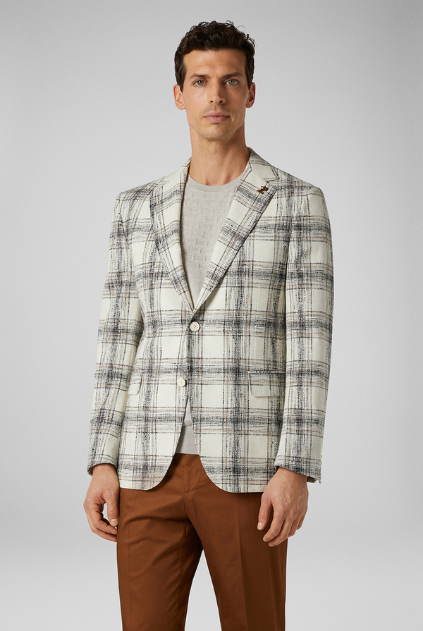 Blazer from the Vicenza line in wool, silk and linen - Pal Zileri shop online