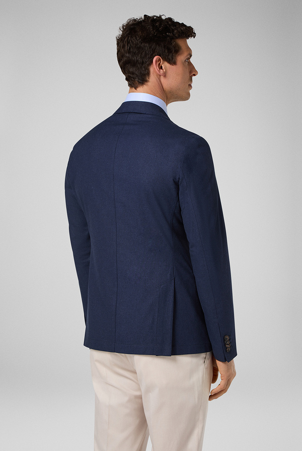 Blazer from the Effortless line entirely unlined and deconstructed in linen, nylon and viscose - Pal Zileri shop online