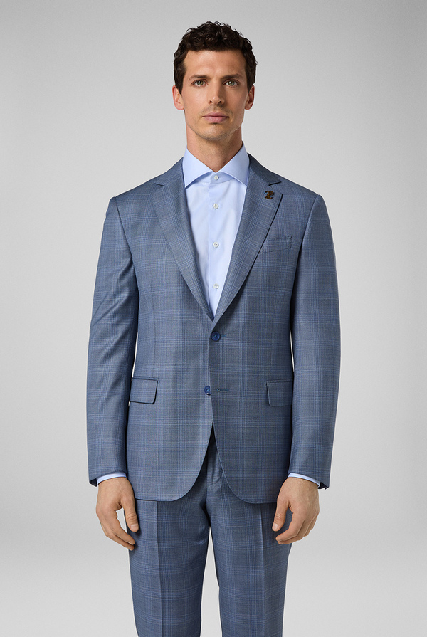 Two-piece suit from the Vicenza line made crafted from wool with check motif - Pal Zileri shop online