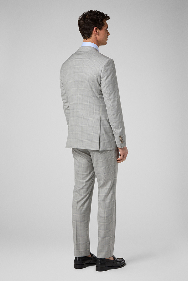 Two-piece suit from the Vicenza line crafted from pure wool with check motif - Pal Zileri shop online