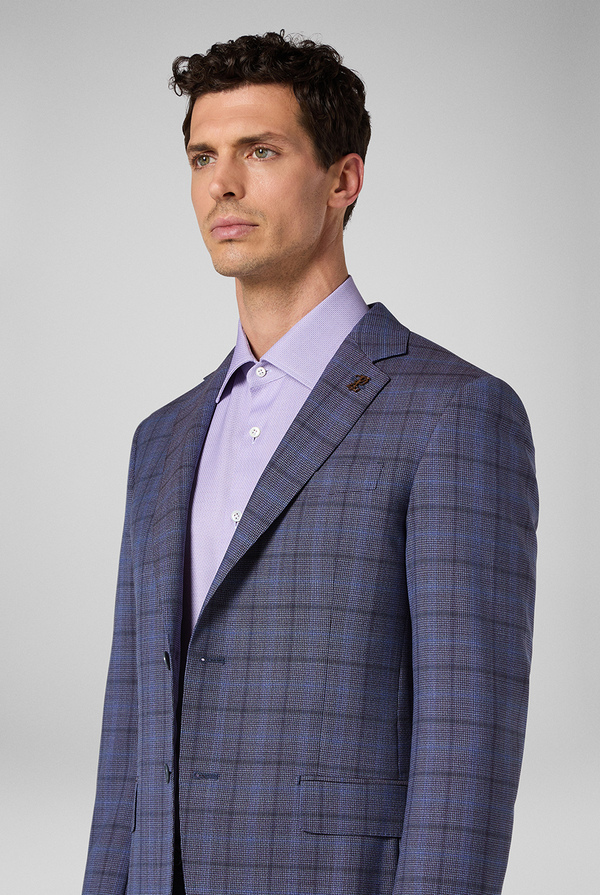 Two-piece suit from the Key line in pure wool with Prince of Wales micro pattern - Pal Zileri shop online