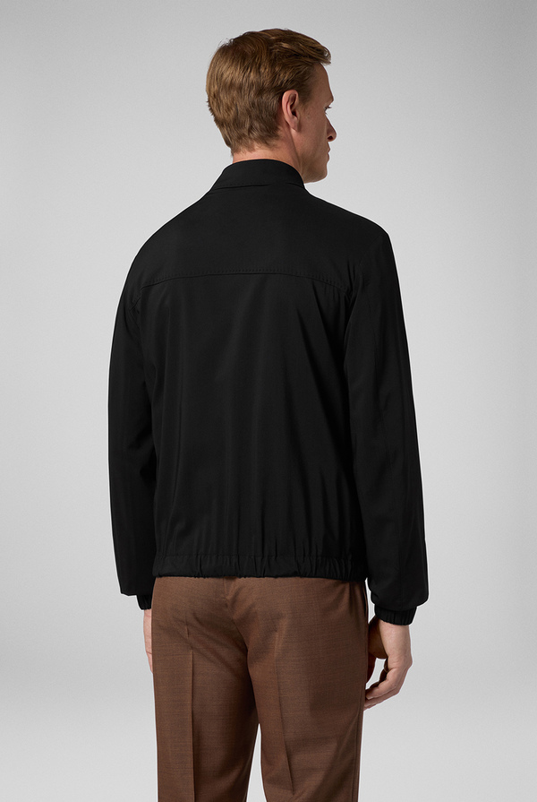 Fully unlined ultra light pure wool bomber jacket with front zip closure - Pal Zileri shop online