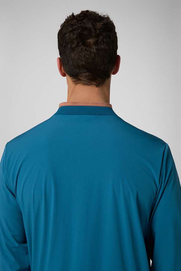 College-inspired nylon bomber jacket wind and rain resistant - Pal Zileri shop online