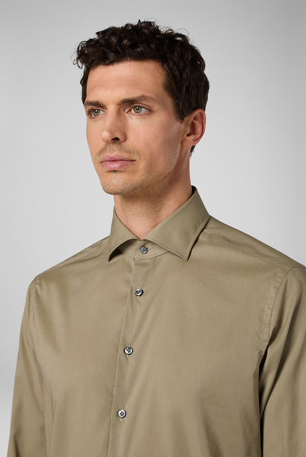 Lyocell and cotton shirt with spread collar and standard cuffs - Pal Zileri shop online