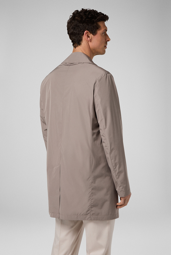 Carcoat in waterproof fabric with printed logo internal lining - Pal Zileri shop online