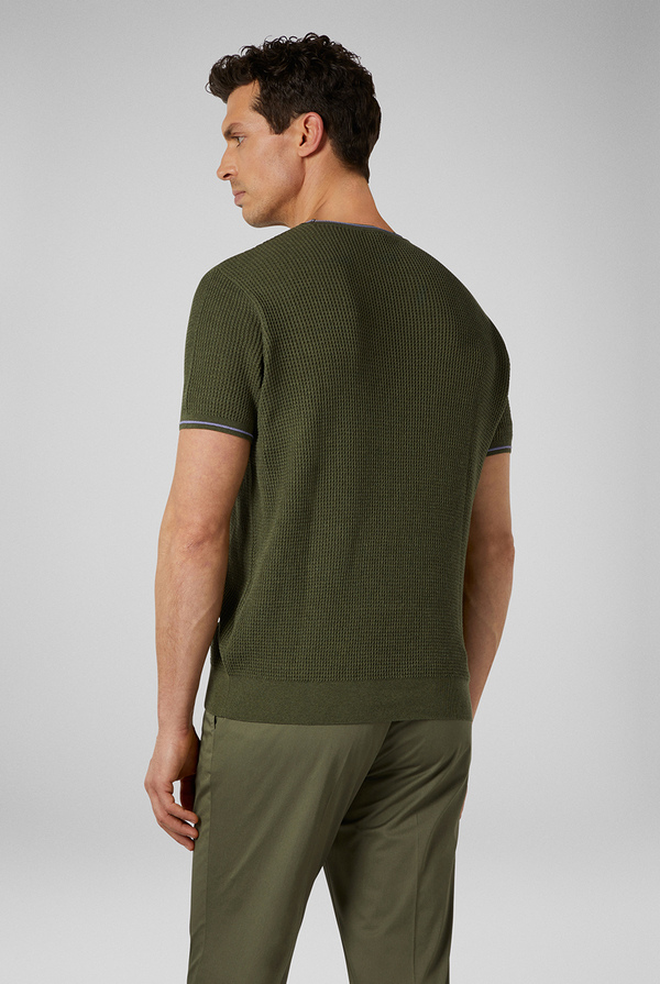 T-shirt in maglia di cotone - Pal Zileri shop online