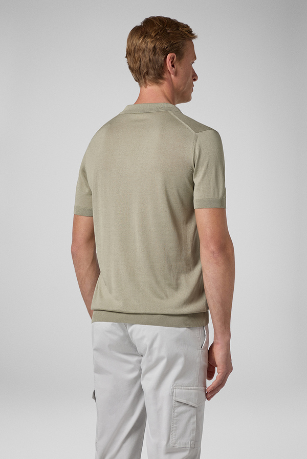 Short-sleeved cotton and silk sweater - Pal Zileri shop online