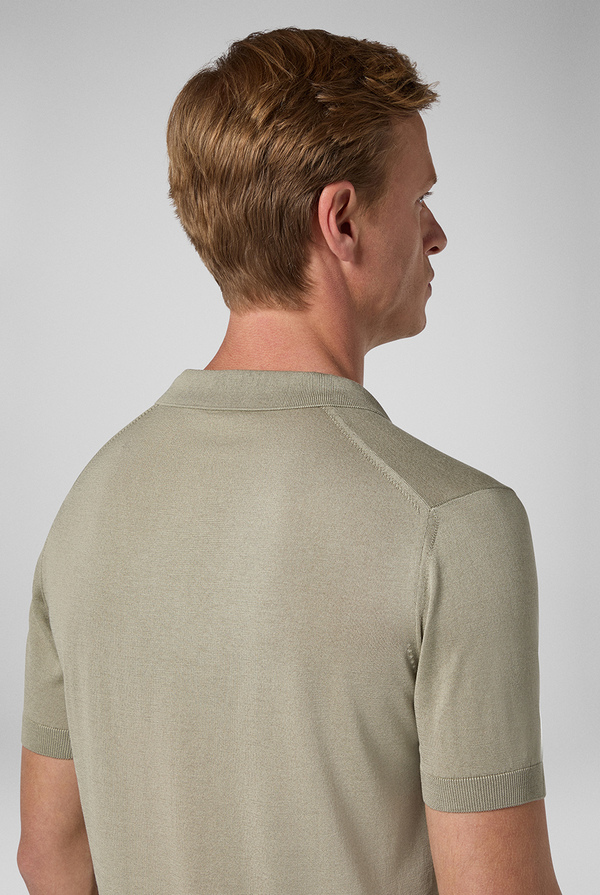 Short-sleeved cotton and silk sweater - Pal Zileri shop online