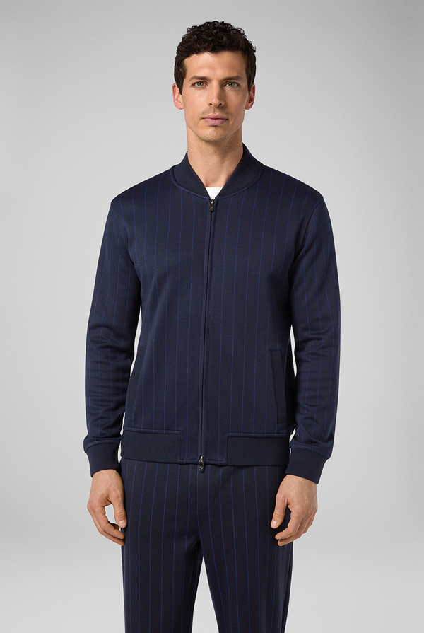Bomber jacket with pinstripe motif - Pal Zileri shop online