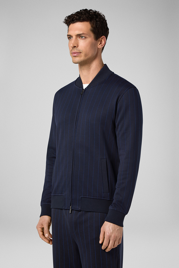 Bomber jacket with pinstripe motif - Pal Zileri shop online